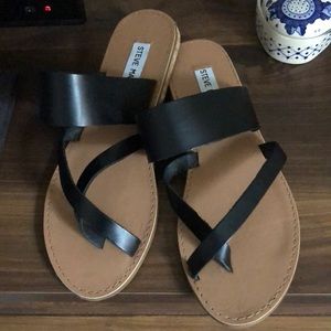 Steve Madden Black Sandals